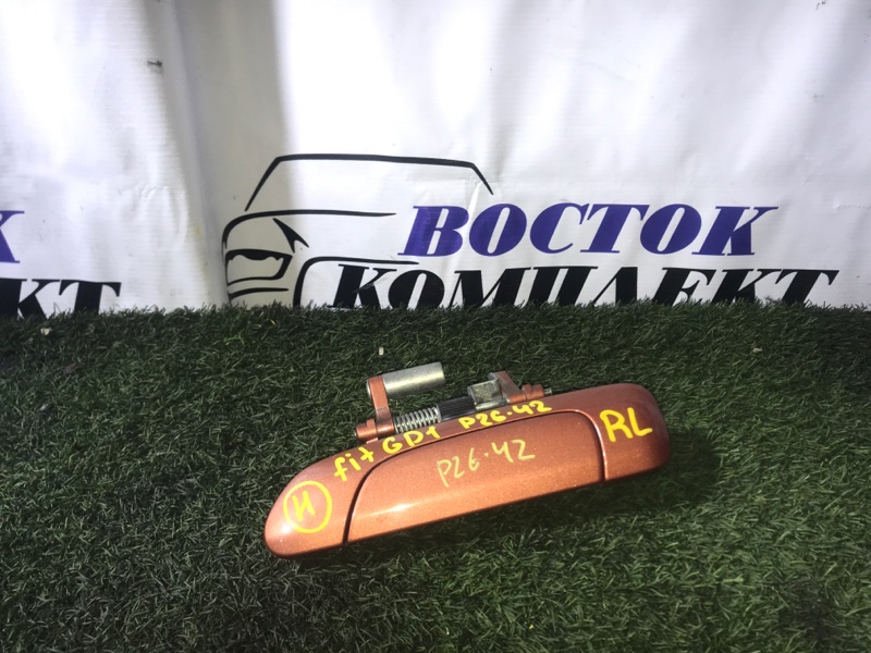 Ручка двери наружная Honda Fit 2006 GD1 L13A зад лев