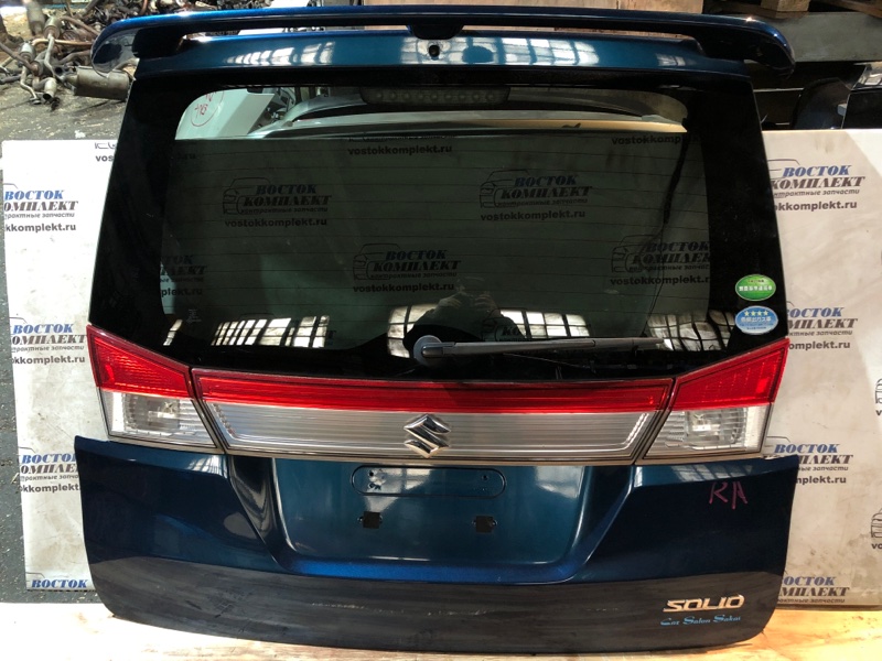Дверь задняя багажника Suzuki Solio MA15S K12B зад