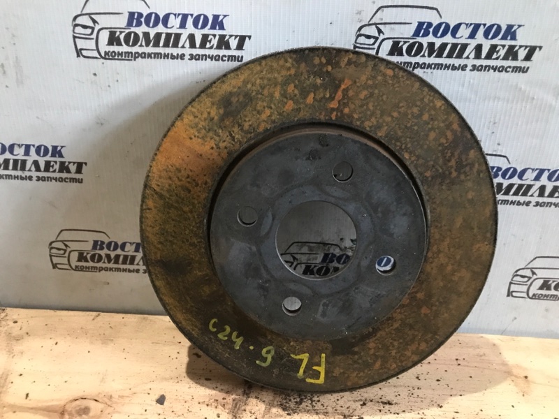 Диск тормозной Mazda Demio 2006 DY3W ZJ-VE перед лев