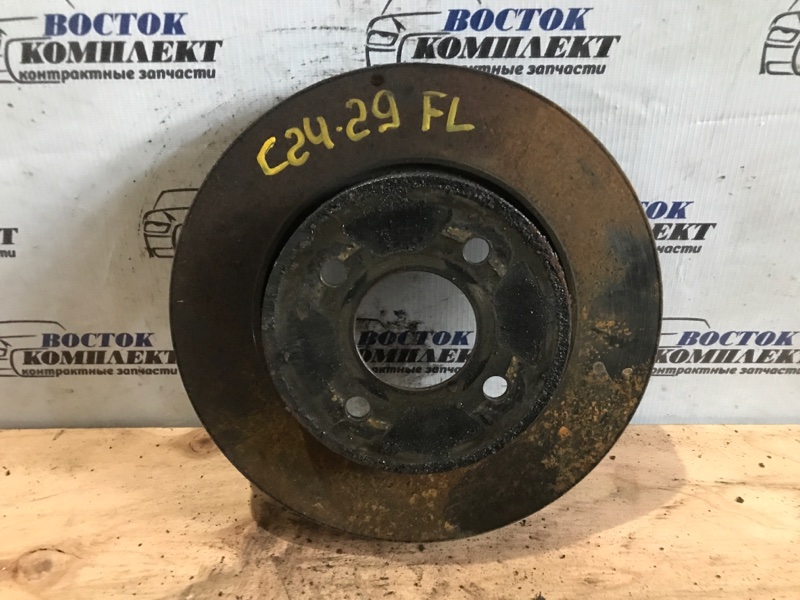 Диск тормозной Nissan Note 2014 E12 HR12DE перед лев