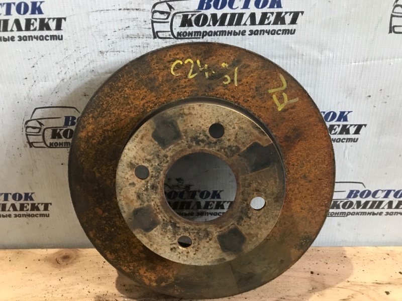 Диск тормозной Nissan Cube 2004 BZ11 CR14DE перед лев