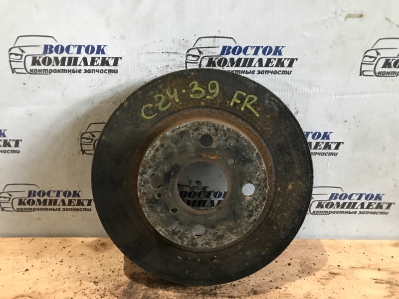 Диск тормозной Toyota Vitz 2009 KSP90 1KR-FE перед прав