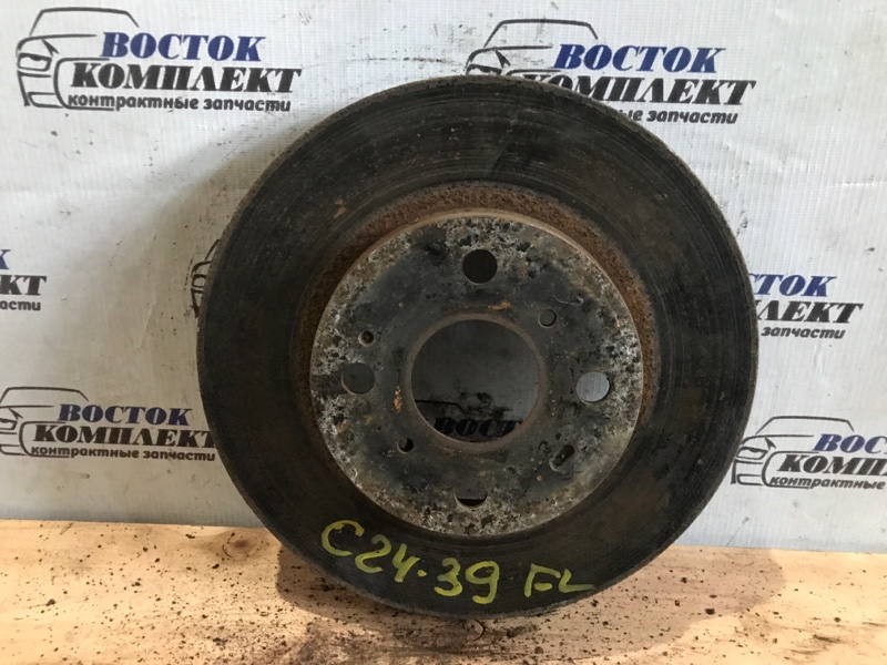 Диск тормозной Toyota Vitz 2009 KSP90 1KR-FE перед лев