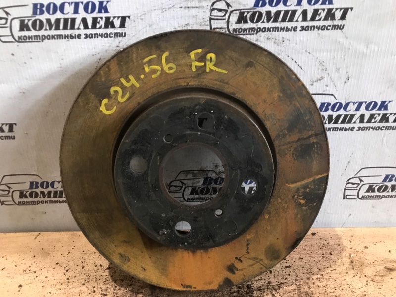 Диск тормозной Toyota Porte 2006 NNP15 1NZ-FE перед прав