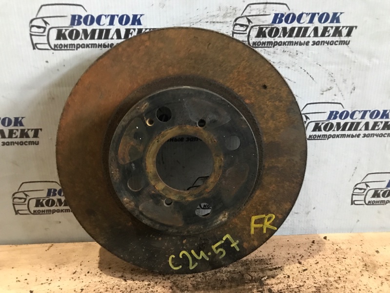 Диск тормозной Toyota Vitz 2008 SCP90 2SZ-FE перед прав