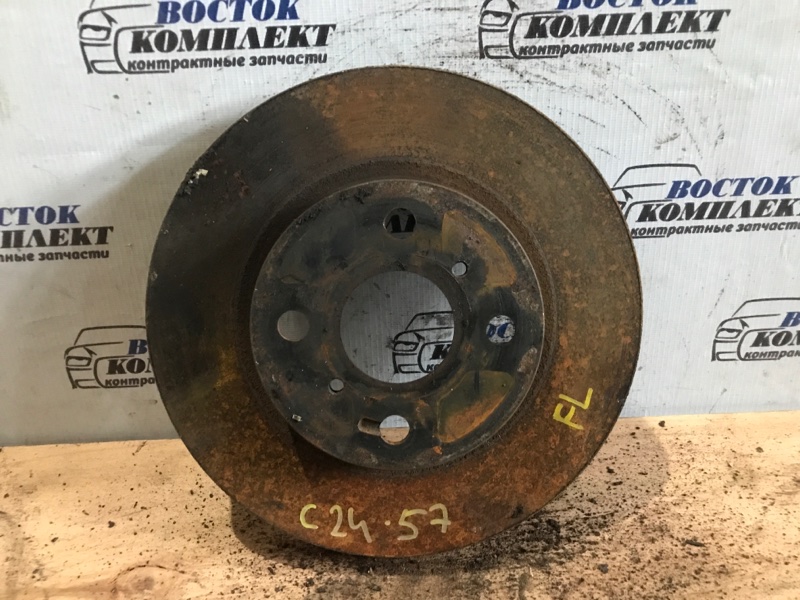 Диск тормозной Toyota Vitz 2008 SCP90 2SZ-FE перед лев