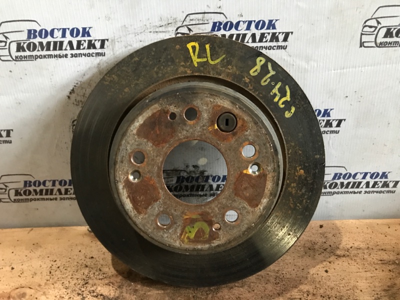 Диск тормозной Honda Edix 2005 BE3 K20A зад лев