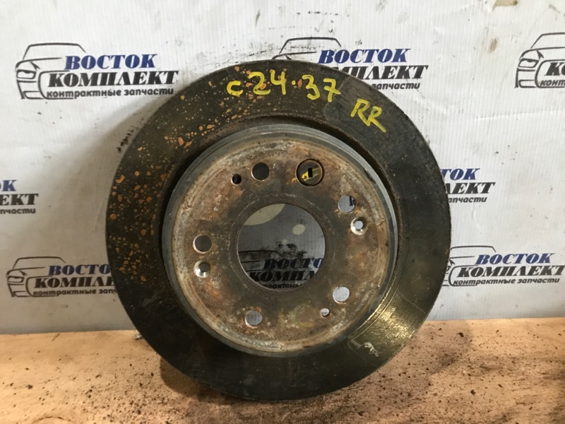 Диск тормозной Honda Edix 2005 BE3 K20A зад прав