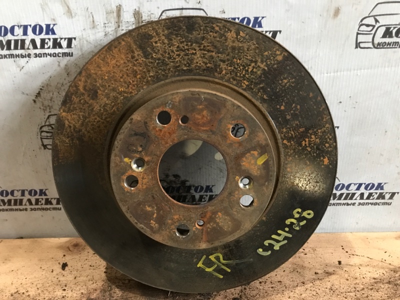 Диск тормозной Honda Edix 2005 BE3 K20A перед прав