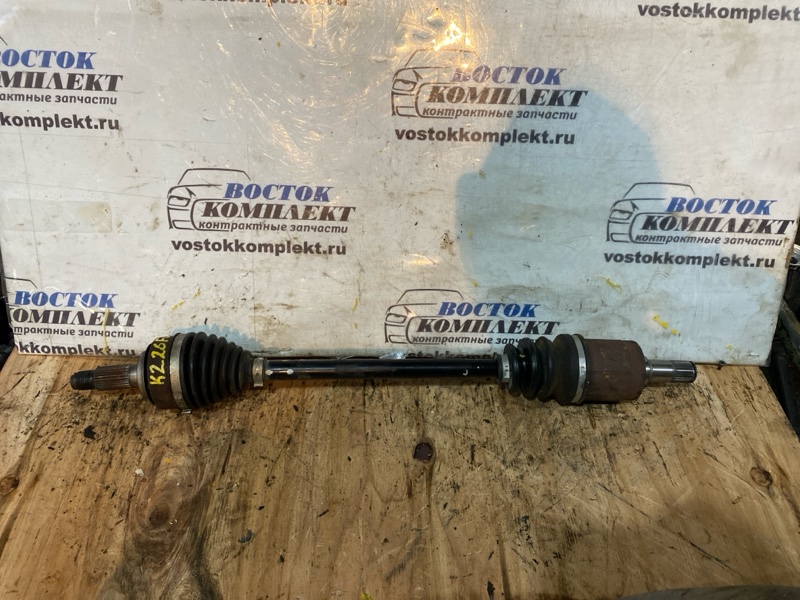 Привод Honda Fit GE6 L13A перед лев