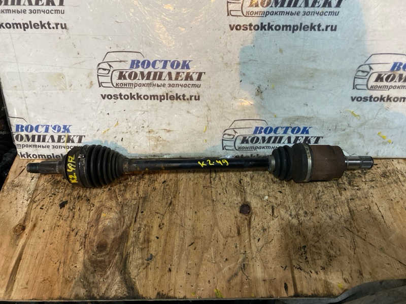 Привод Honda Fit GE6 L15A перед лев