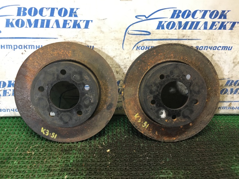 Диск тормозной Mazda Axela BL5FW ZY-VE зад