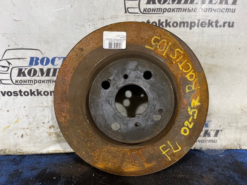 Диск тормозной Toyota Ractis NCP105 1NZ-FE перед