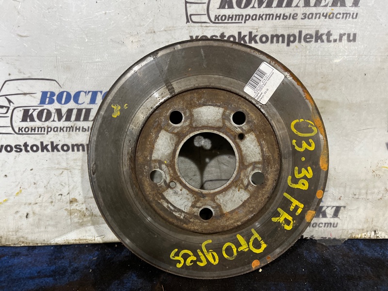Диск тормозной Toyota Progres JCG10 1JZ-GE перед