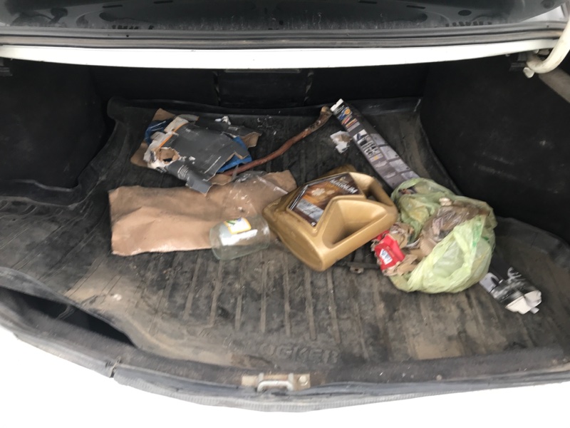 Обшивка пола багажника Lada Priora 2013