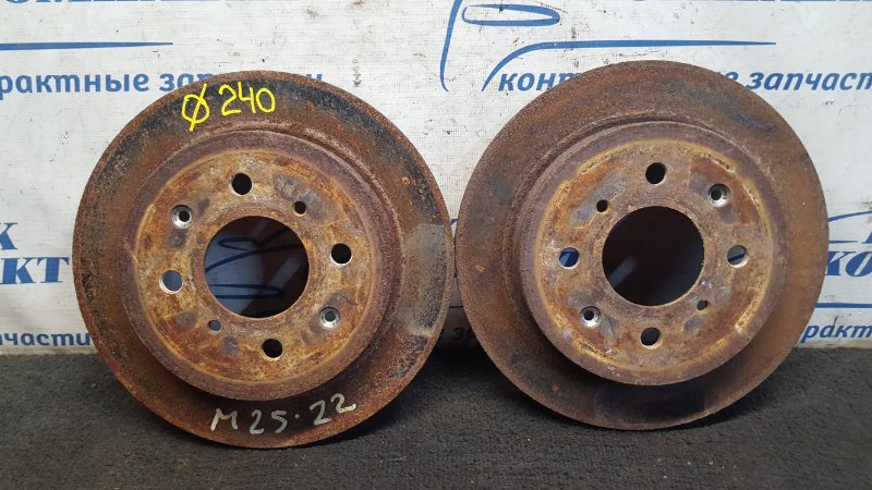 Диск тормозной Honda Fit 2010 GE8 L15A зад