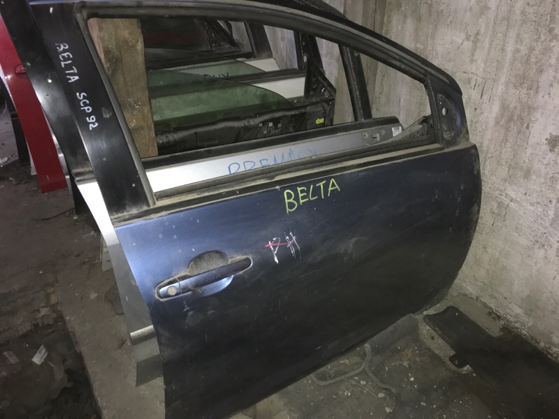 Дверь боковая Toyota Belta KSP92 2SZ-FE перед прав