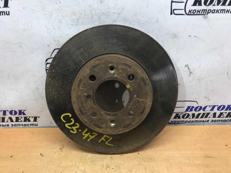 Диск тормозной Honda Mobilio Spike 2004 GK1 L15A перед лев