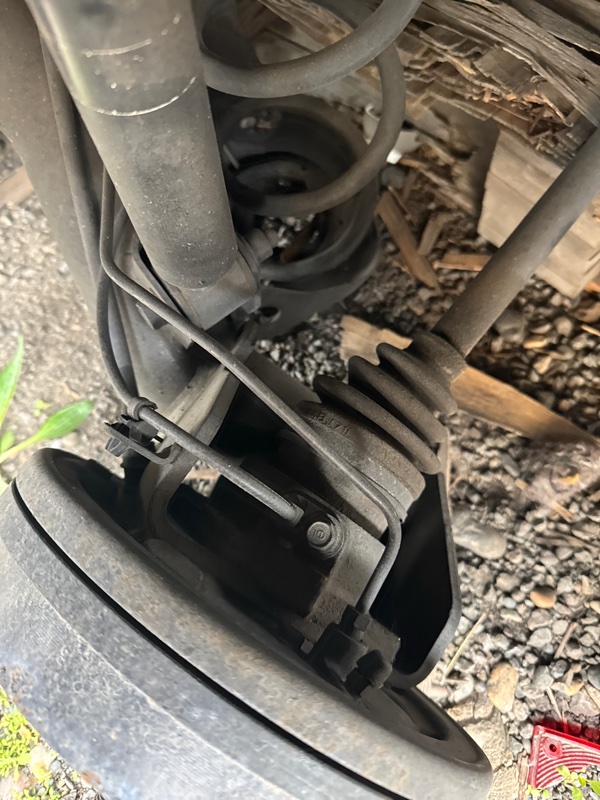 Трубка тормозная Honda Fit GD2 зад лев