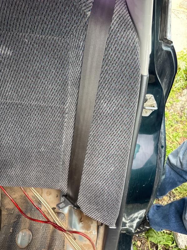 Ремень безопасности Honda Civic Ferio 1996 EK3 D15B зад лев