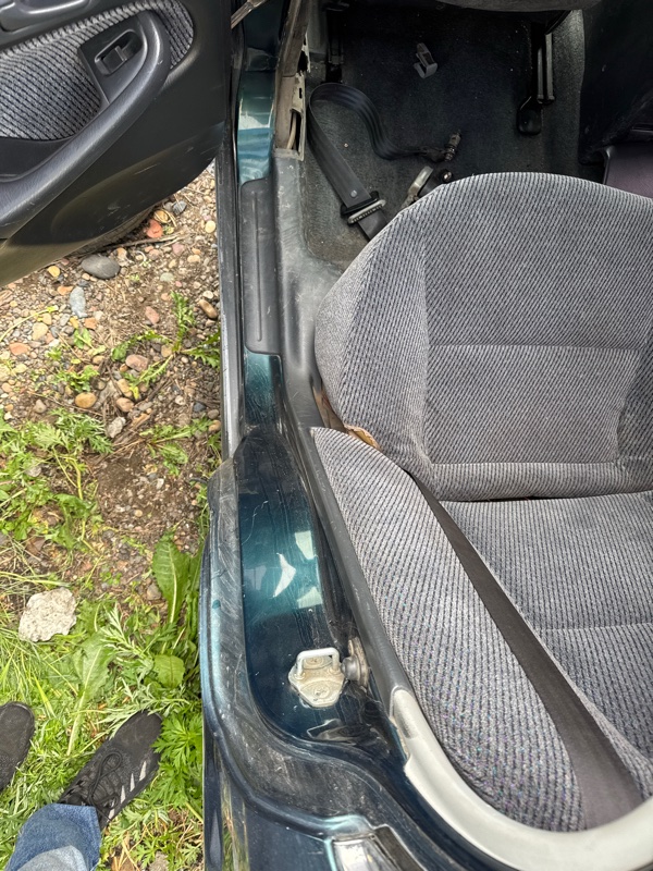 Накладка порога Honda Civic Ferio 1996 EK3 D15B зад лев