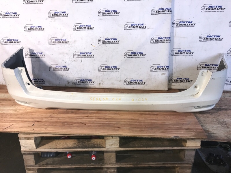 Бампер Nissan Serena 2013 HFC26 MR20DD зад
