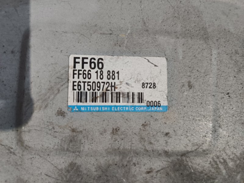 Блок управления ДВС Mazda Bongo Brawny 2008 SKE6V FE