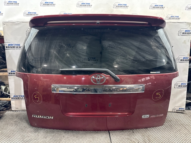 Дверь задняя багажника Toyota Corolla Rumion 2008 NZE151 2ZR-FAE