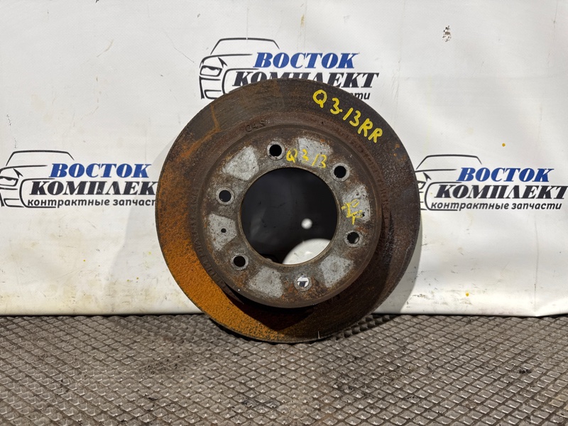 Диск тормозной Isuzu Bighorn 2000 UBS73GW 4JX1 зад прав