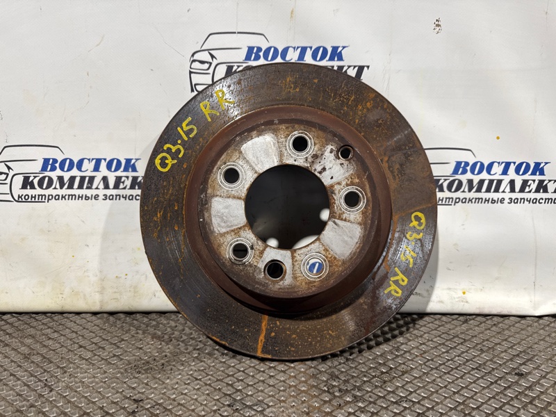 Диск тормозной Volkswagen Touareg 2007 7L BHK зад прав