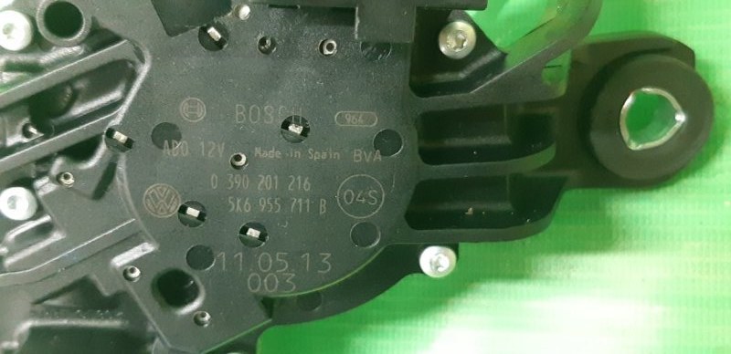 Привод дворников задний Polo 2011 6R1 CBZB