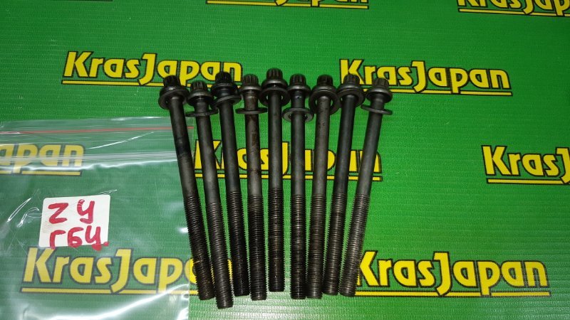 Болт головки блока цилиндров Mazda Axela 2006 BK5P ZY-VE ZJ01-10-135 контрактная