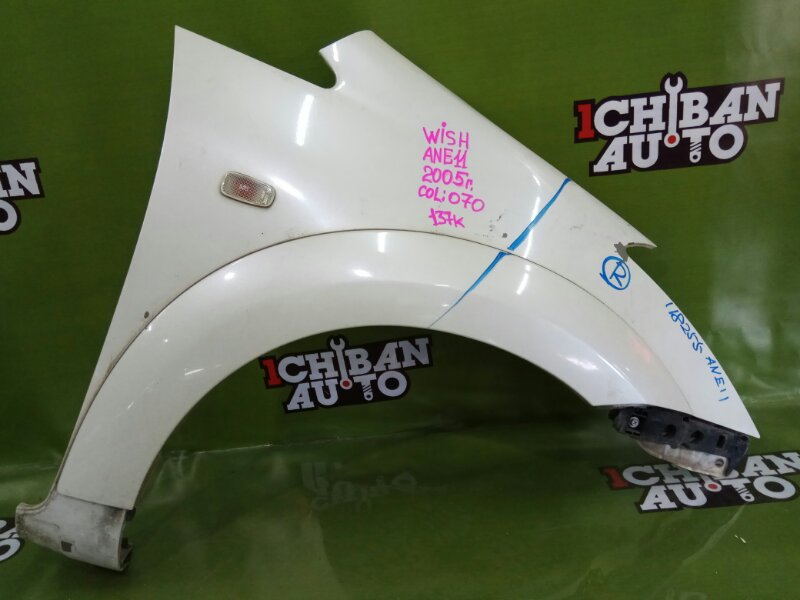 Запчасть крыло переднее правое TOYOTA WISH 2005 ANE11 1AZ-FSE 5380168020 контрактная Крыло переднее правое TOYOTA WISH 2005 ANE11 1AZ-FSE 5380168020 контрактная