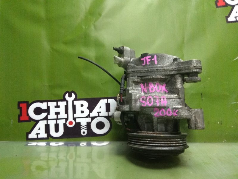 Запчасть компрессор кондиционера HONDA N-BOX JF1 S07A 38810-R9G-004 контрактная Компрессор кондиционера HONDA N-BOX JF1 S07A 38810-R9G-004 контрактная