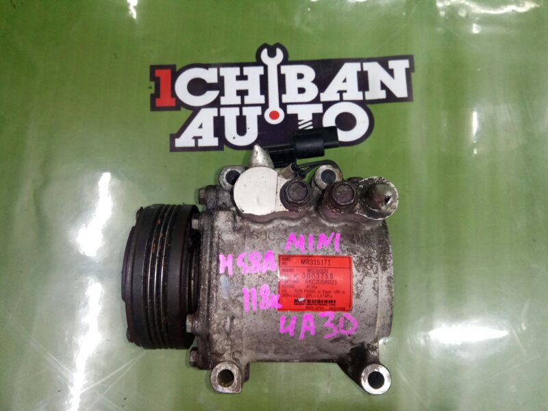 Запчасть компрессор кондиционера MITSUBISHI PAJERO MINI H58A 4A30 MR315171 контрактная Компрессор кондиционера MITSUBISHI PAJERO MINI H58A 4A30 MR315171 контрактная