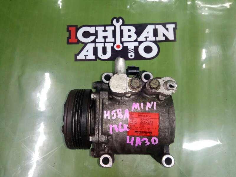 Запчасть компрессор кондиционера MITSUBISHI PAJERO MINI H58A 4A30 MR460140 контрактная Компрессор кондиционера MITSUBISHI PAJERO MINI H58A 4A30 MR460140 контрактная