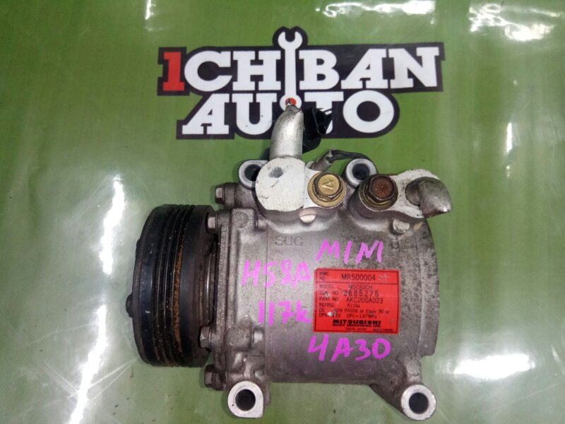 Запчасть компрессор кондиционера MITSUBISHI PAJERO MINI H58A 4A30 MR460140 контрактная Компрессор кондиционера MITSUBISHI PAJERO MINI H58A 4A30 MR460140 контрактная