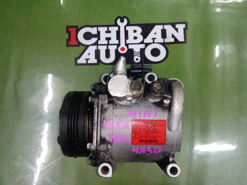 Запчасть компрессор кондиционера MITSUBISHI PAJERO MINI H58A 4A30 MR460140 контрактная Компрессор кондиционера MITSUBISHI PAJERO MINI H58A 4A30 MR460140 контрактная