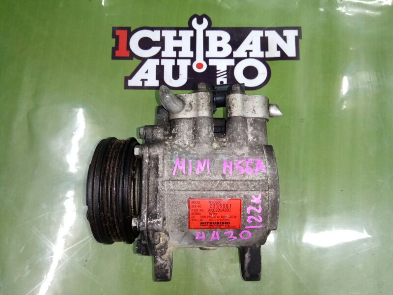 Запчасть компрессор кондиционера MITSUBISHI PAJERO MINI H56A 4A30 MR460140 контрактная Компрессор кондиционера MITSUBISHI PAJERO MINI H56A 4A30 MR460140 контрактная