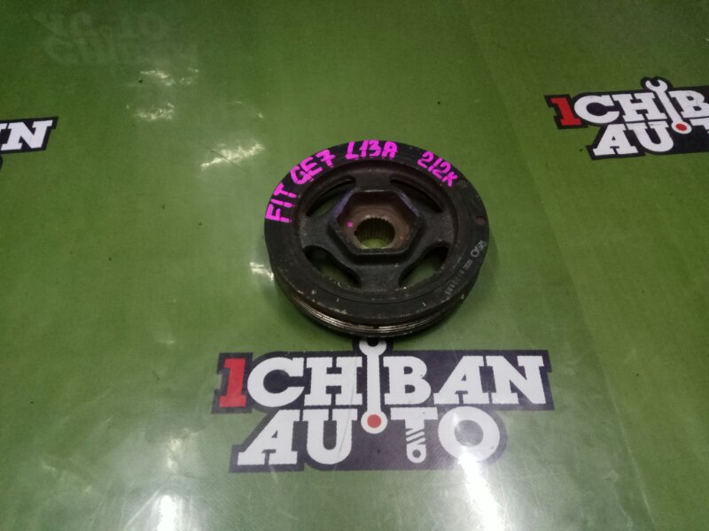 Запчасть шкив HONDA FIT GE7 L13A 13810-RB0-003 контрактная Шкив HONDA FIT GE7 L13A 13810-RB0-003 контрактная