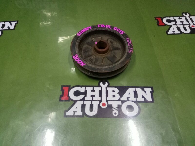 Запчасть шкив NISSAN SUNNY FB15 QG15 123034M500 контрактная Шкив NISSAN SUNNY FB15 QG15 123034M500 контрактная
