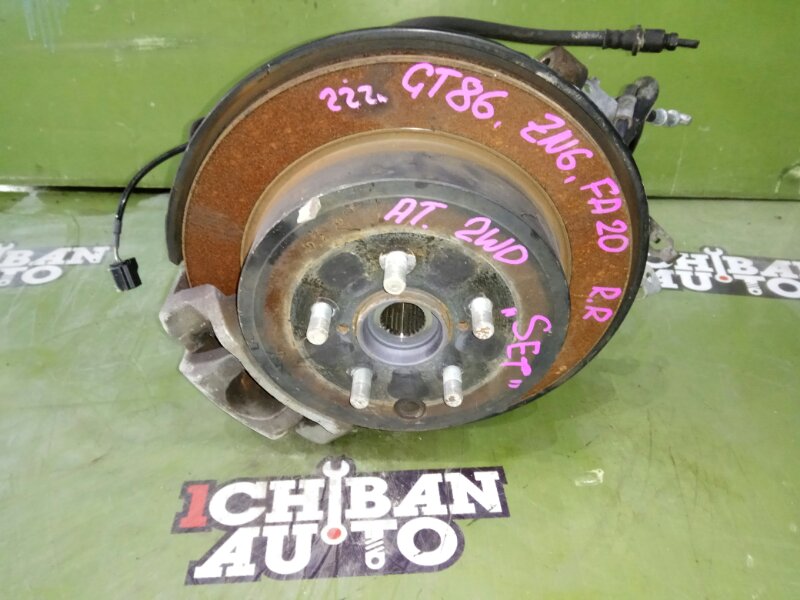 Запчасть ступица задняя правая TOYOTA GT86 ZN6 FA20 SU003-00783 контрактная Ступица задняя правая TOYOTA GT86 ZN6 FA20 SU003-00783 контрактная