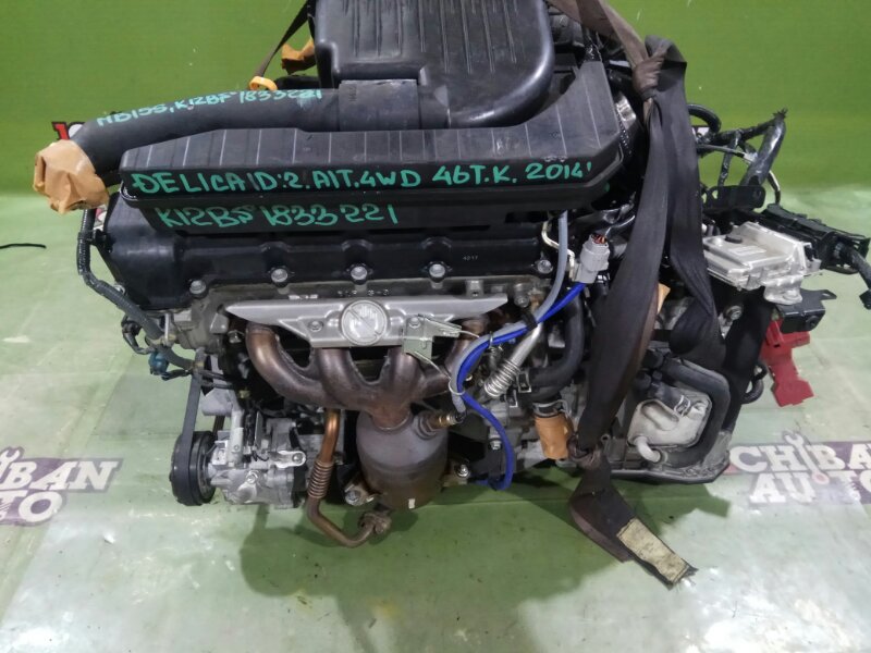 Двигатель DELICA D2 MB15S K12B Двигатель DELICA D2 MB15S K12B