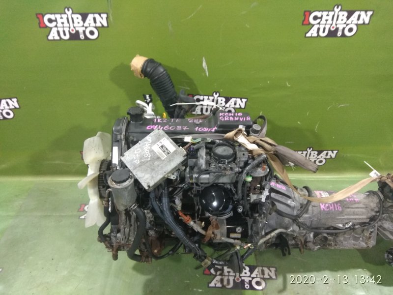 Запчасть двигатель TOYOTA GRANVIA KCH16 1KZ-TE контрактная Двигатель TOYOTA GRANVIA KCH16 1KZ-TE контрактная