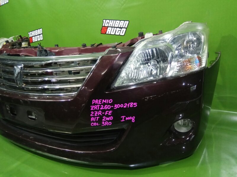 Nose cut TOYOTA PREMIO ZRT260 2ZR-FE Nose cut TOYOTA PREMIO ZRT260 2ZR-FE