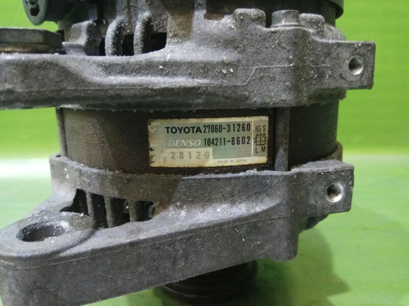 Генератор TOYOTA FJ Cruiser GSJ15W 1GR-FE Генератор TOYOTA FJ Cruiser GSJ15W 1GR-FE