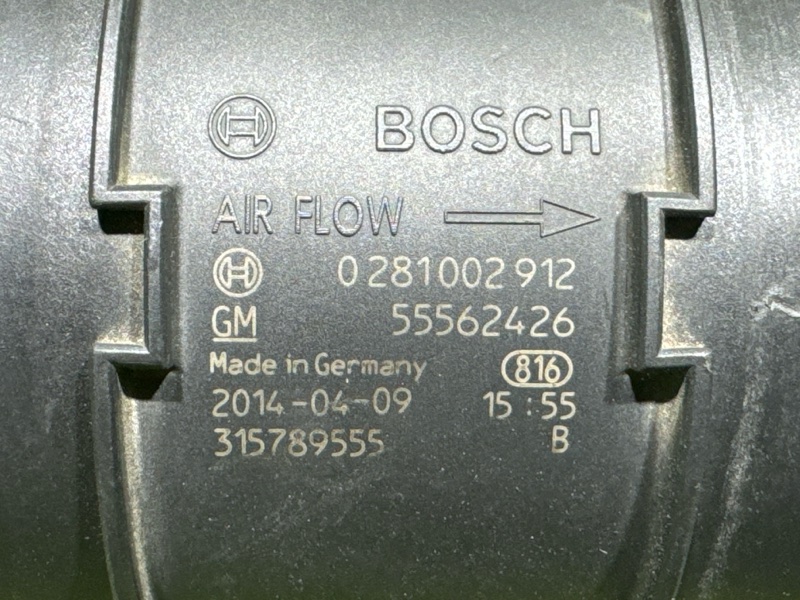 Датчик расхода воздуха MALIBU 2014 V300 LBS