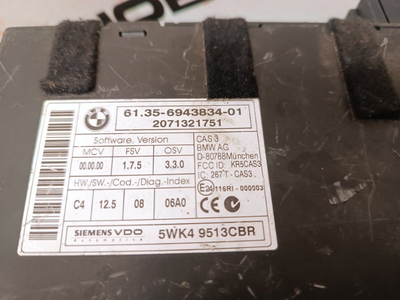 Блок комфорта BMW 3-Series 2010 E90 N46B20 61356943834-01 контрактная