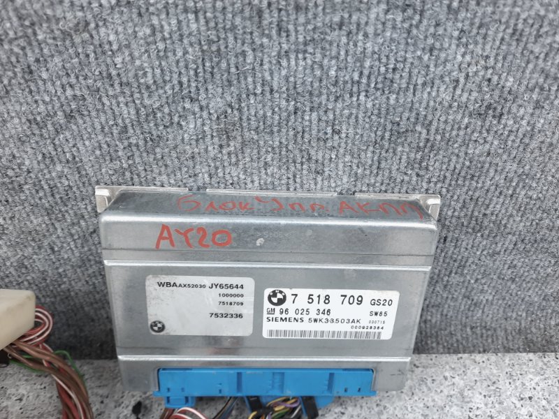 Блок управления АКПП передний 3-Series 2004 AY20 N42B20A