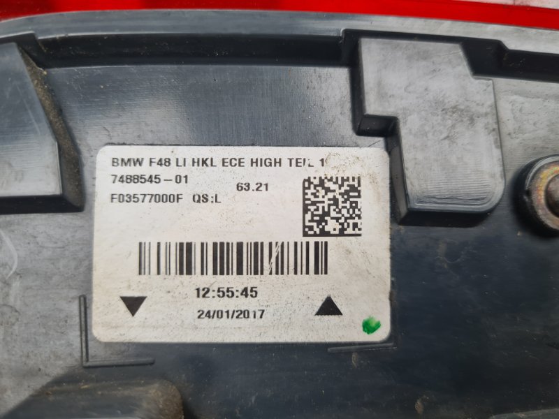 Стоп сигнал задний левый X1 2017 F48